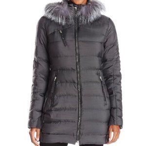 NWT Spyder Aimee Long Down Jacket Fur Hood Size S